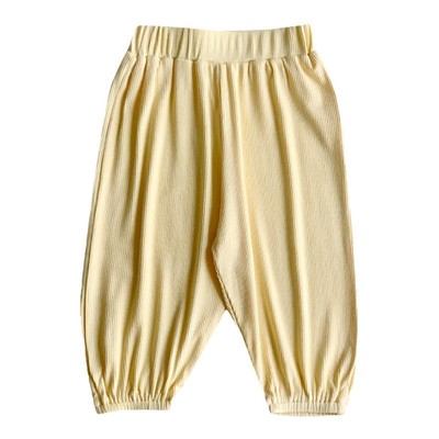 婴儿防蚊裤夏季薄款新生儿宝宝裤子夏天男女儿童外穿防晒长裤洋气