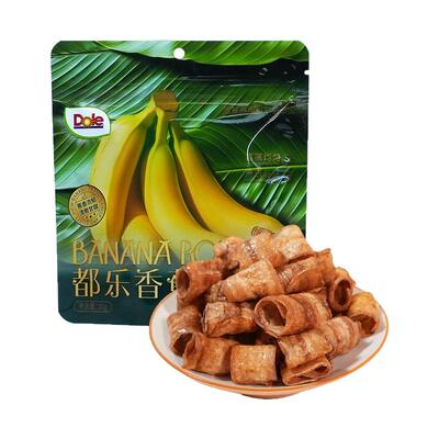 DOLE都乐香蕉卷30g 酥脆蕉香浓郁清脆甘甜 泰国原料进口 休闲零食