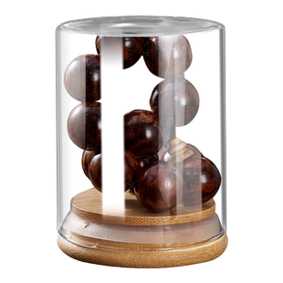 文玩玻璃密封罐收纳盒存放沉香养香罐核桃手串玻璃瓶存储罐养珠罐