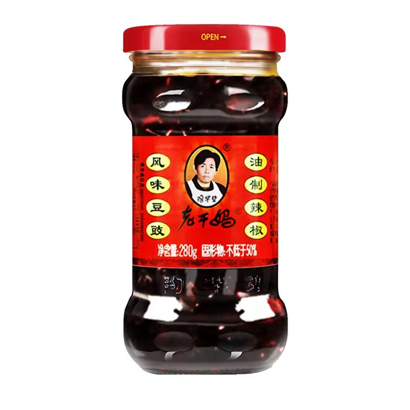 老干妈风味豆豉280g油辣椒拌辣椒酱
