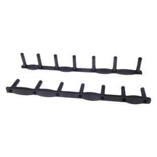 羽毛球拍 防塌陷长连钉护线管 7连钉 2.6双线孔钉 羽毛球线 6连丁