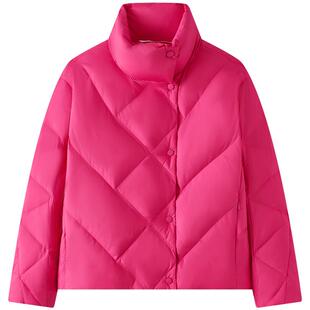 Marc O'Polo/MOP 春秋新款气质轻薄时尚短款立领保暖外套羽绒服女