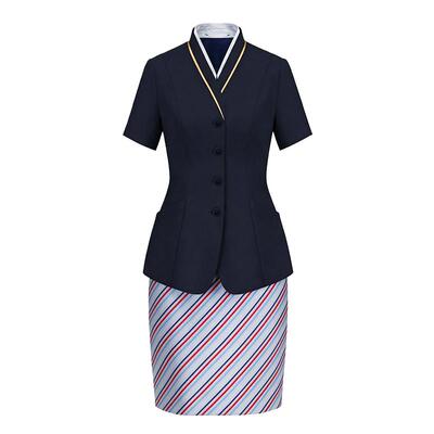 早春短袖外套西服套装新款职业装
