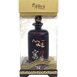 八八坑道15年窖藏高粱酒58度600ml 旗舰店 台湾进口白酒礼盒装