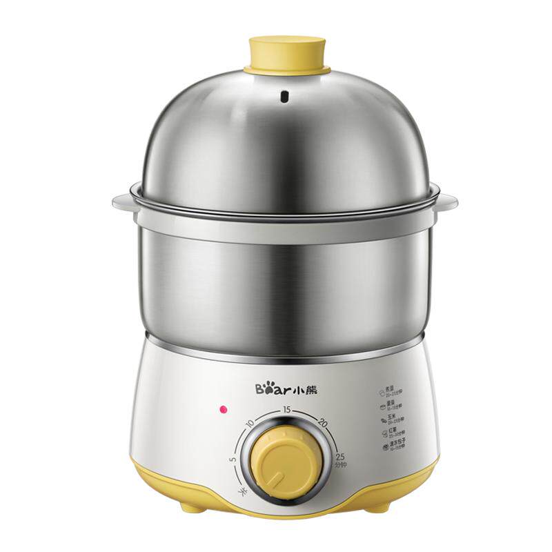 小熊煮蛋器蒸蛋机双层自动断电家用小型多功能定时宿舍早餐机神器