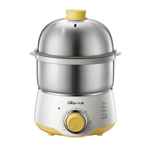 小熊煮蛋器蒸蛋机双层自动断电家用小型多功能定时宿舍早餐机神器