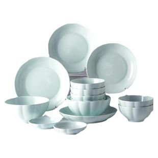 亿嘉中式碗盘子家用仿宋国风陶瓷碗饭碗面碗宋式美学轻奢青瓷餐具