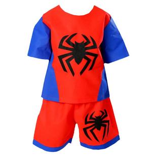 环保服装儿童时装秀幼儿园手工亲子走秀男童蜘蛛侠演出服个性