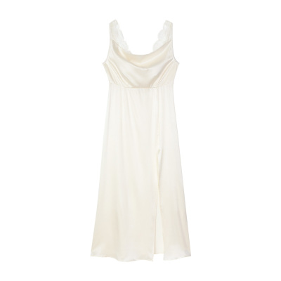 安莉芳桑蚕丝女汉服式系带睡衣