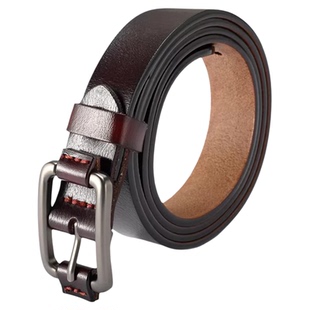 青少年皮带学生真皮腰带英伦风牛皮带校园男生皮带校服演出服皮带