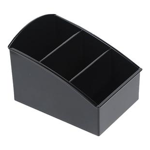 酒店宾馆茶叶包盒客房专用咖啡糖包收纳盒民宿客栈三格茶叶座防摔