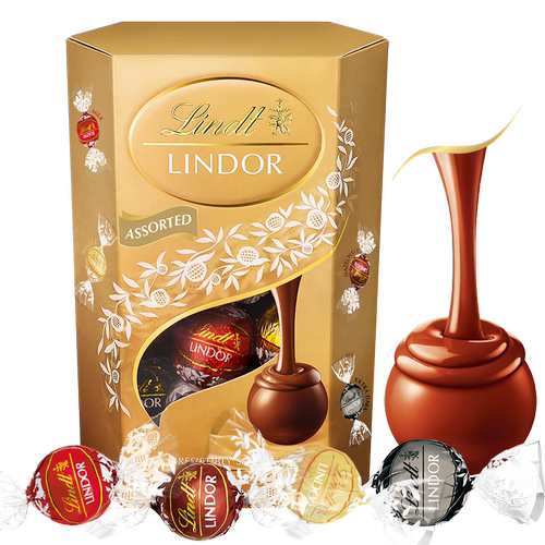 【正品】Lindt瑞士莲软心精选巧克力分享装200g节日礼物伴手礼