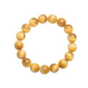 金黄尊贵天然金虎眼石手链虎睛石手串收藏级木变石猫眼石水晶南非