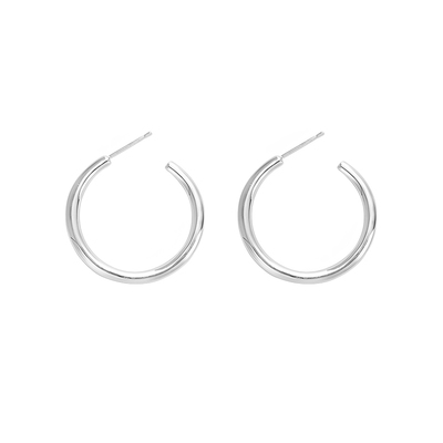 EVESENSE经典简约银色气质耳圈