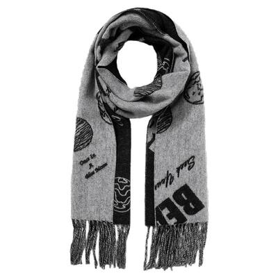 siggi羊羔毛双面时尚羊毛围巾