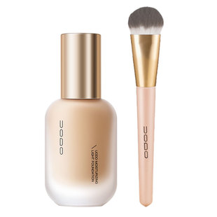【轻薄套组】UODO粉底液+粉底刷套组不易脱妆暗沉遮瑕轻透服帖