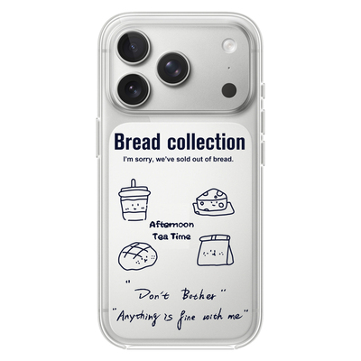 可爱面包适用于iPhone17PROMAX卡通16PROMAX苹果透明手机壳15动漫14创意13简约1211适用小米17PROMAX华为OPPO