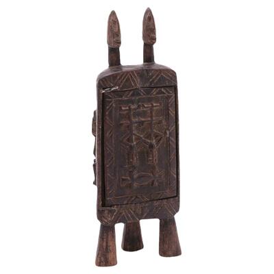 非洲整木纯手工实木雕凿诧寂摆件