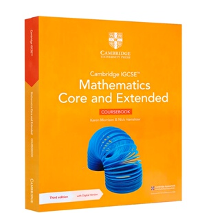 0580/考试剑桥IGCSE数学核心与扩展 Cambridge IGCSE Mathematics Core and Extended Coursebook 新版含激活码 9781009343671