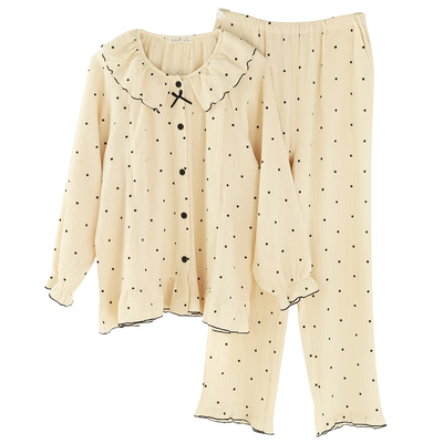 富朵春夏月子服孕妇睡衣纯棉纱布薄款产后喂奶衣孕期待产家居服