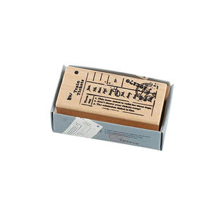 信的恋人 旅人记忆系列木质印章 复古旅行车票手账装饰工具印章