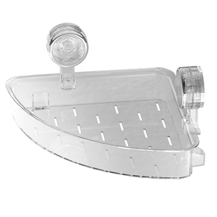 JOJO'S L. PD.杂货先生.置物架免打孔吸盘浴室三角架壁挂式| 萌美