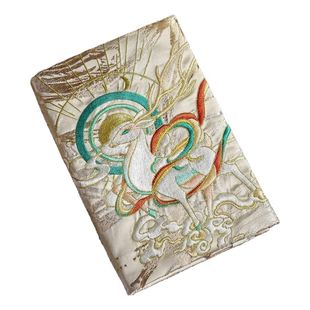 真我 瑶光神鹿 原创重工刺绣手账本手工布书衣日记本笔记本a5a6