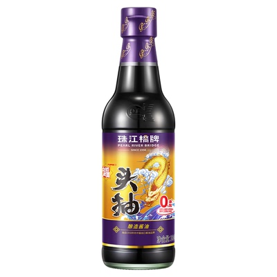 珠江桥牌御品头抽酱油300ml*6瓶