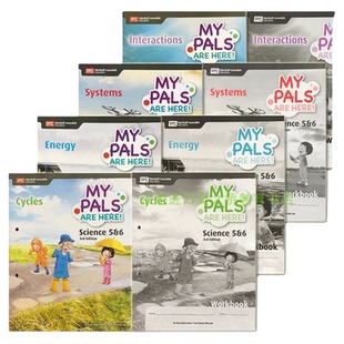 新加坡小学科学教材my pals are here Science 新加坡版 每个主题学生书和练习册共2本3-6年STEM 英文原版 science教材英文