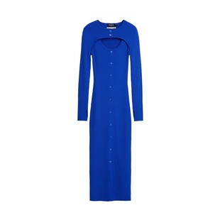 Desigual【MAITREPIERRE联名】弹力修身长款连衣裙