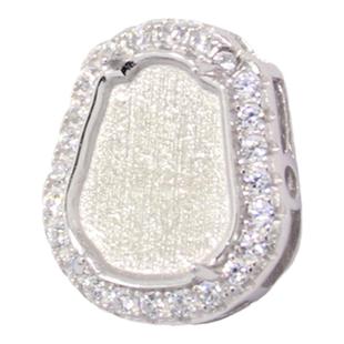 925纯银魔盒空托手链项链背云路路通DIY貔貅爱心方形佛公福瓜镶嵌