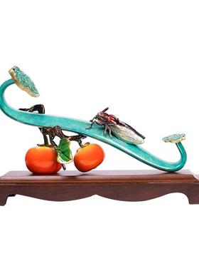 佐森如意铜摆件新中式