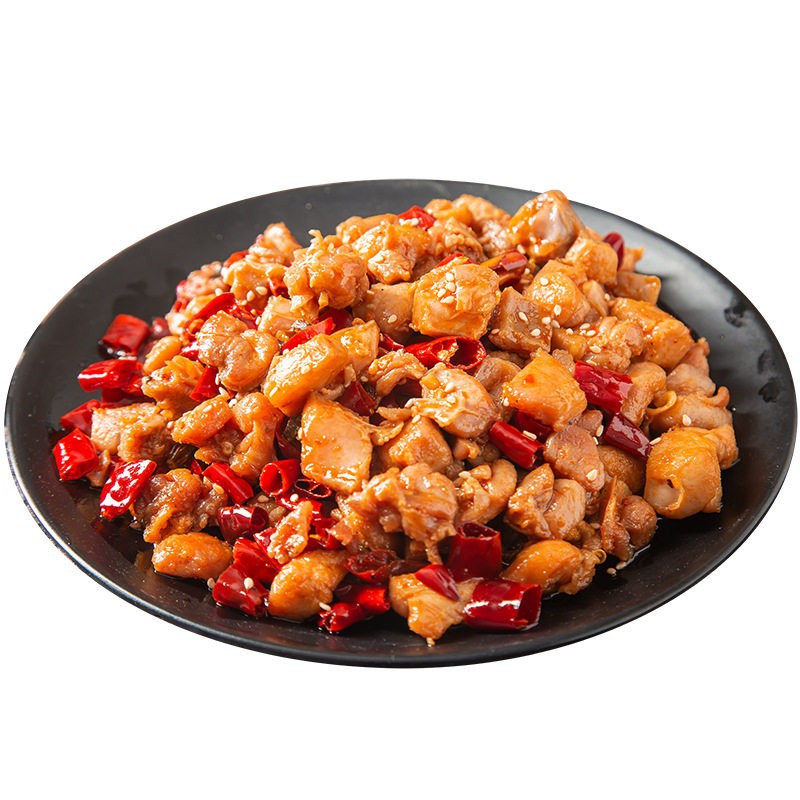 新鲜现炒自贡冷吃兔麻辣兔肉兔丁四川美食小吃特产追剧夜宵下酒菜