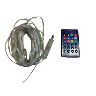 RGB幻彩皮线灯串户外防水APP蓝牙遥控变色圣诞树装饰声控点控串灯