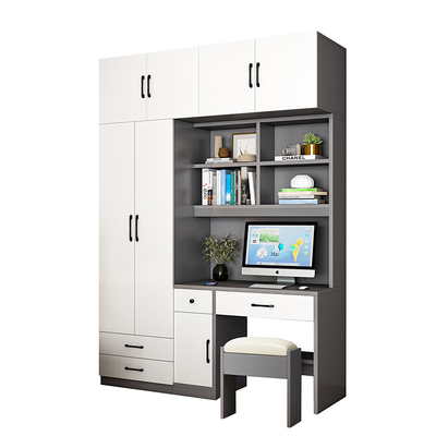 厂家直销书桌衣柜组合