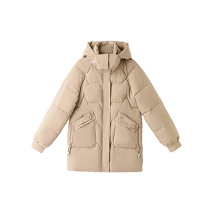 品牌鸭鸭折扣特价冬装2025新款中年女妈妈中长款羽绒服加厚外套暖