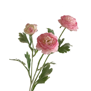 洋牡丹仿真假花植绒芍药客厅装饰花摆件餐桌花摆设玄关仿生花家居