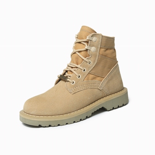 西出玉门叶流西倪妮明星白宇同款鞋子春季沙漠靴女单靴马丁靴短靴