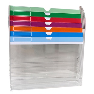 A4透明亚克力资料架多层摆放架设备点检表工艺卡报表箱文件收纳盒