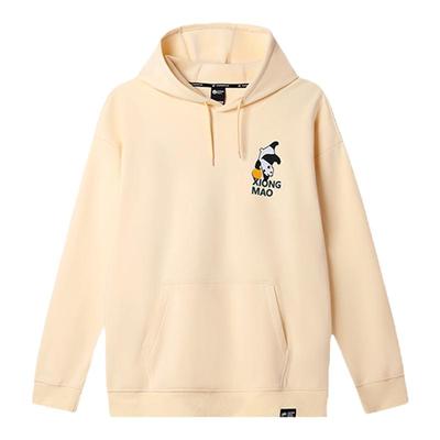 熊猫户外摇粒绒保暖连帽卫衣加厚加绒休闲秋冬新款百搭上衣