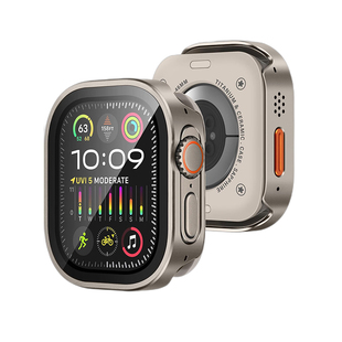 适用S11苹果手表保护壳S10金属iwatchS10壳膜一体applewatch11表壳iwatch ultra3防水AppleWatchUltra2代套
