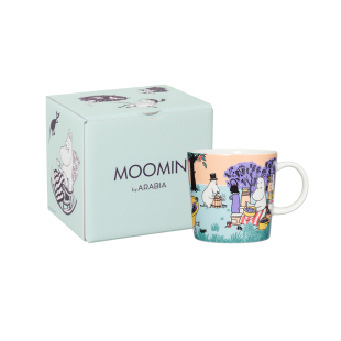 芬兰arabia姆明陶瓷马克杯水杯限量版可爱卡通杯子爱情送礼礼物