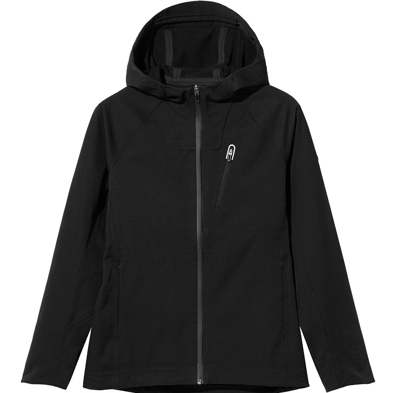 HALTI哈尔迪女士户外登山徒步加绒防风轻量弹力软壳衣HFSDT26058S