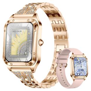 智能手表女轻奢小众小表盘测血压心率时尚运动手环送女生生日礼物