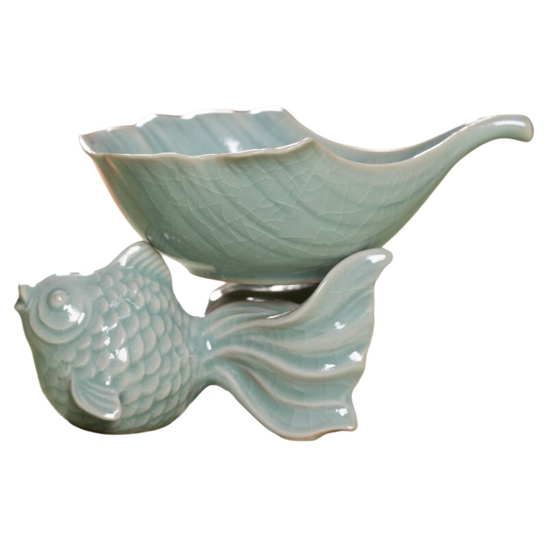 【品质保证】汝瓷茶漏漏托