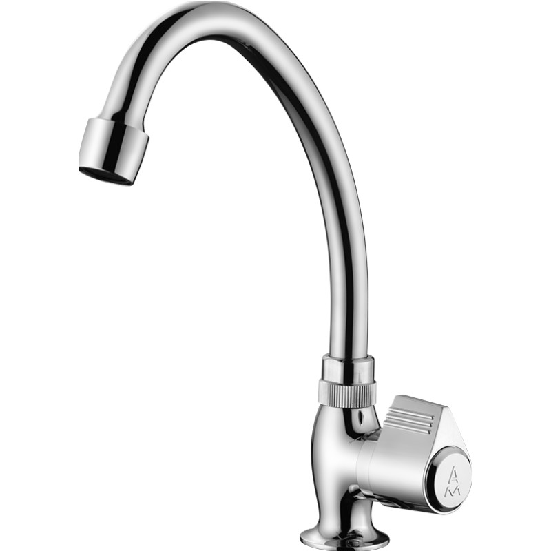 埃美柯amico 厨房单冷水龙头水槽洗菜盆拖把池全铜洗衣池龙头套装