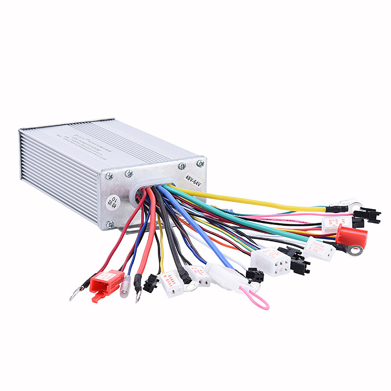 正弦波矢量变频电动瓶摩托车控制器4860v72v无刷电机三模智能通用