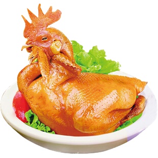 德州五香扒鸡烧鸡真空年货鸡肉零食熟食山东烧鸡休闲卤味500g