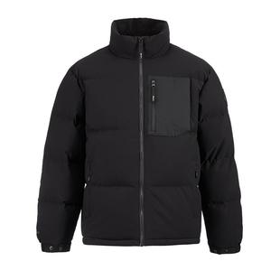 君羽800蓬95白鹅绒羽绒服男士短款冬季加厚保暖立领羽绒服外套219