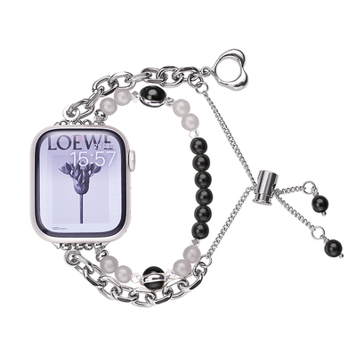 iwatchs9/10珍珠水晶链条表带